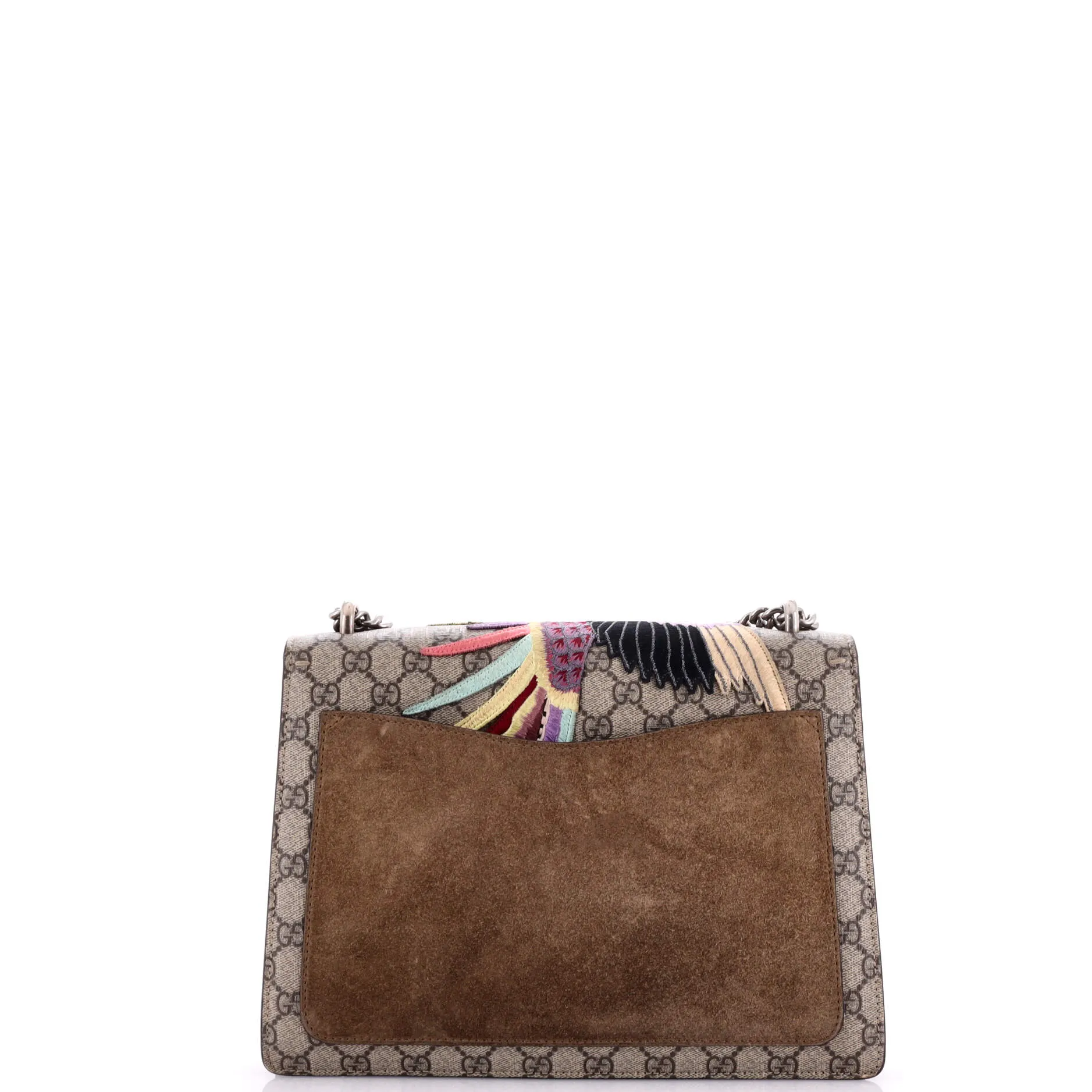 Dionysus Bag Embroidered GG Coated Canvas Medium