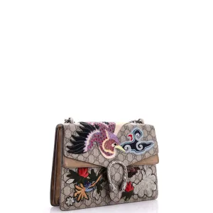 Dionysus Bag Embroidered GG Coated Canvas Medium