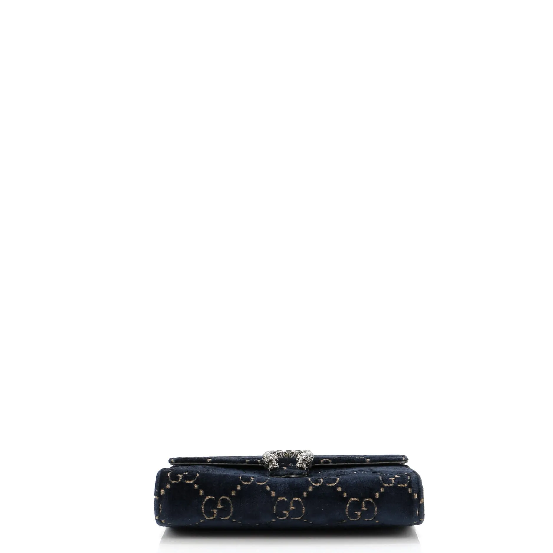 Dionysus Chain Wallet GG Velvet Small