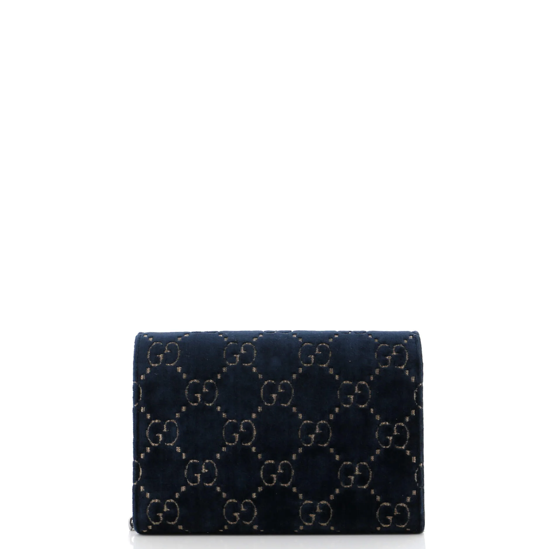Dionysus Chain Wallet GG Velvet Small