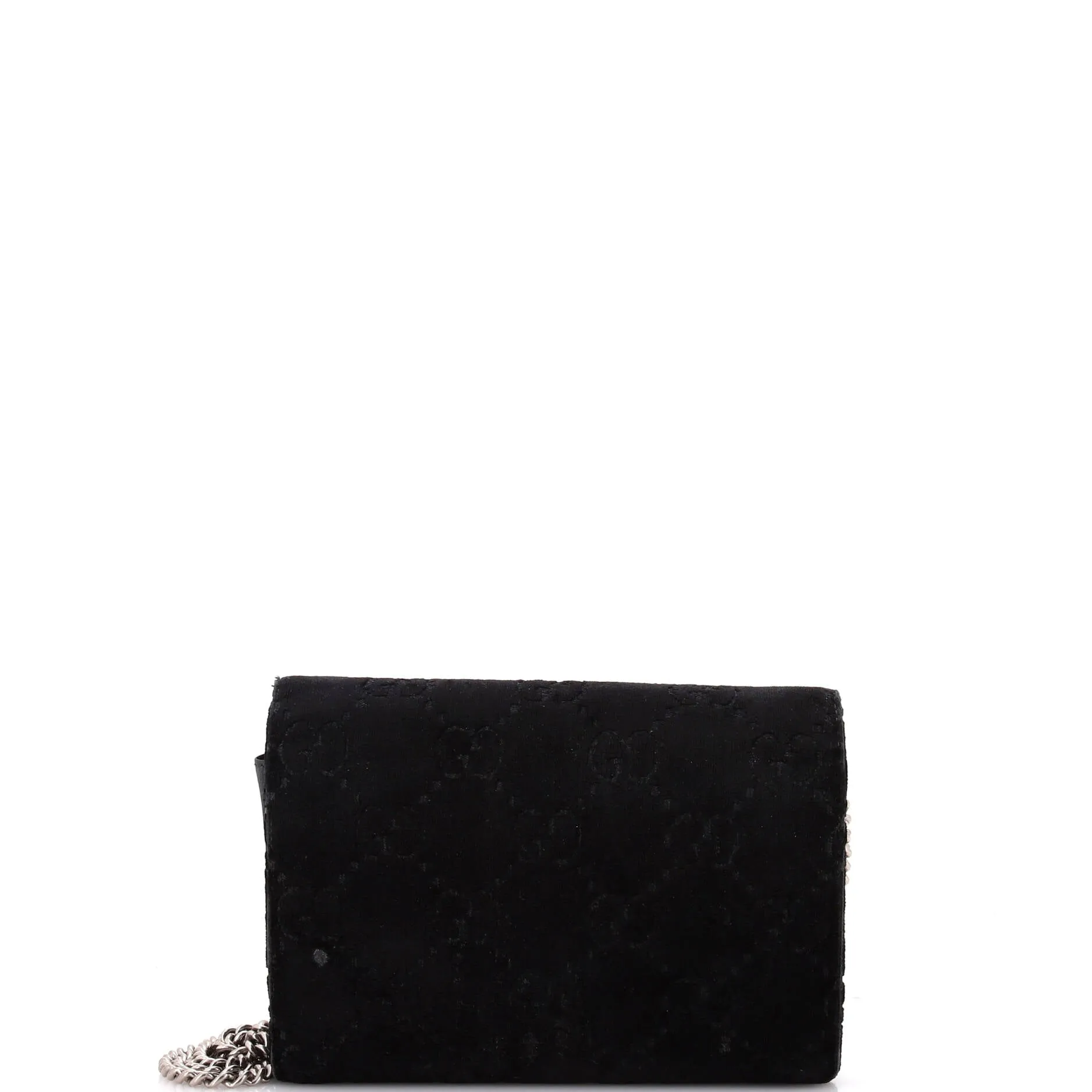 Dionysus Chain Wallet GG Velvet Small