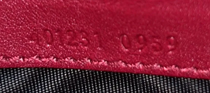 Dionysus Chain Wallet GG Velvet Small