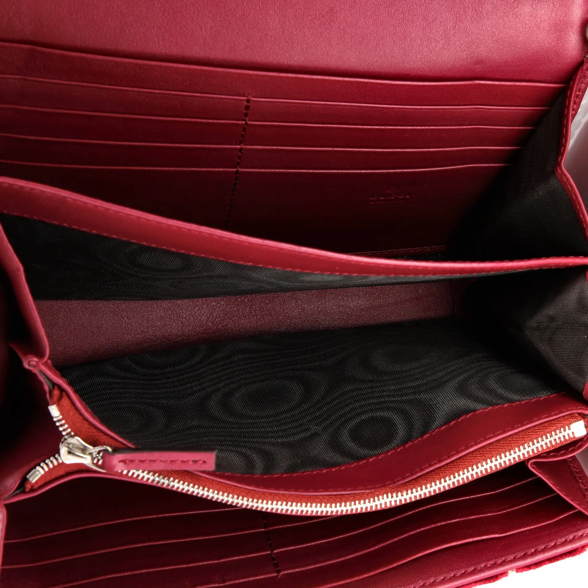 Dionysus Chain Wallet GG Velvet Small
