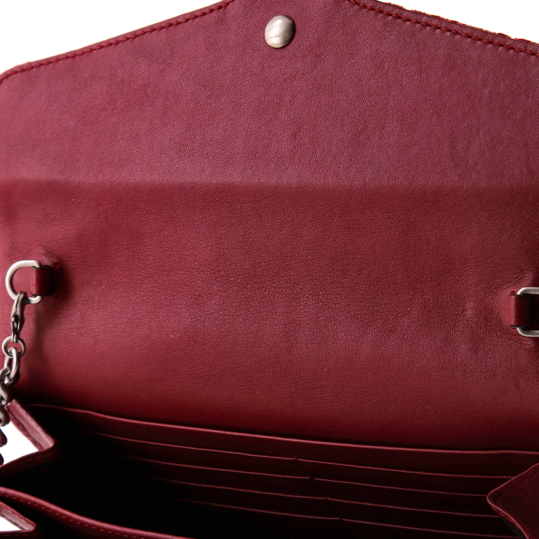 Dionysus Chain Wallet GG Velvet Small