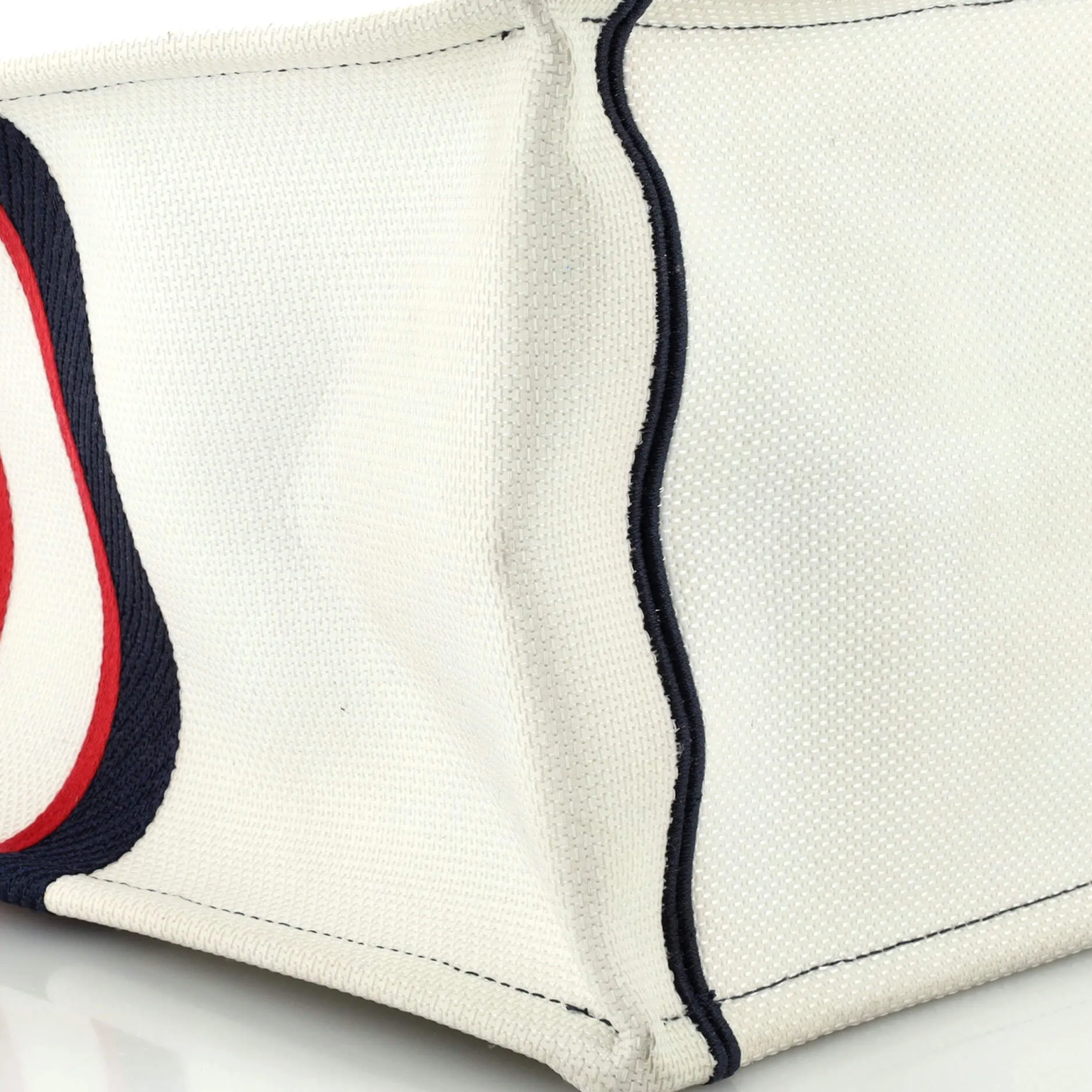 Dioralps Book Tote Embroidered Canvas Large