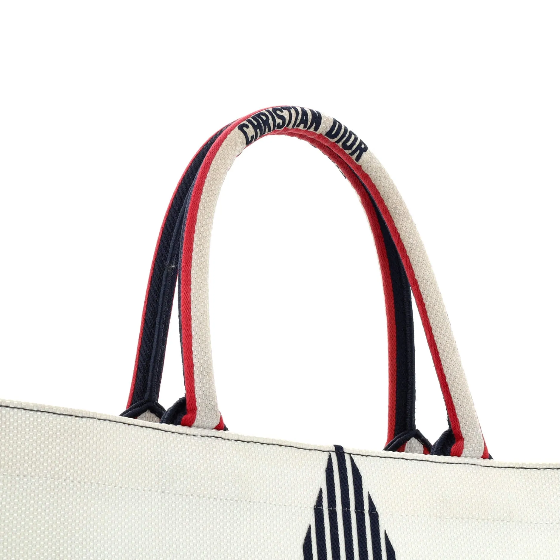 Dioralps Book Tote Embroidered Canvas Large