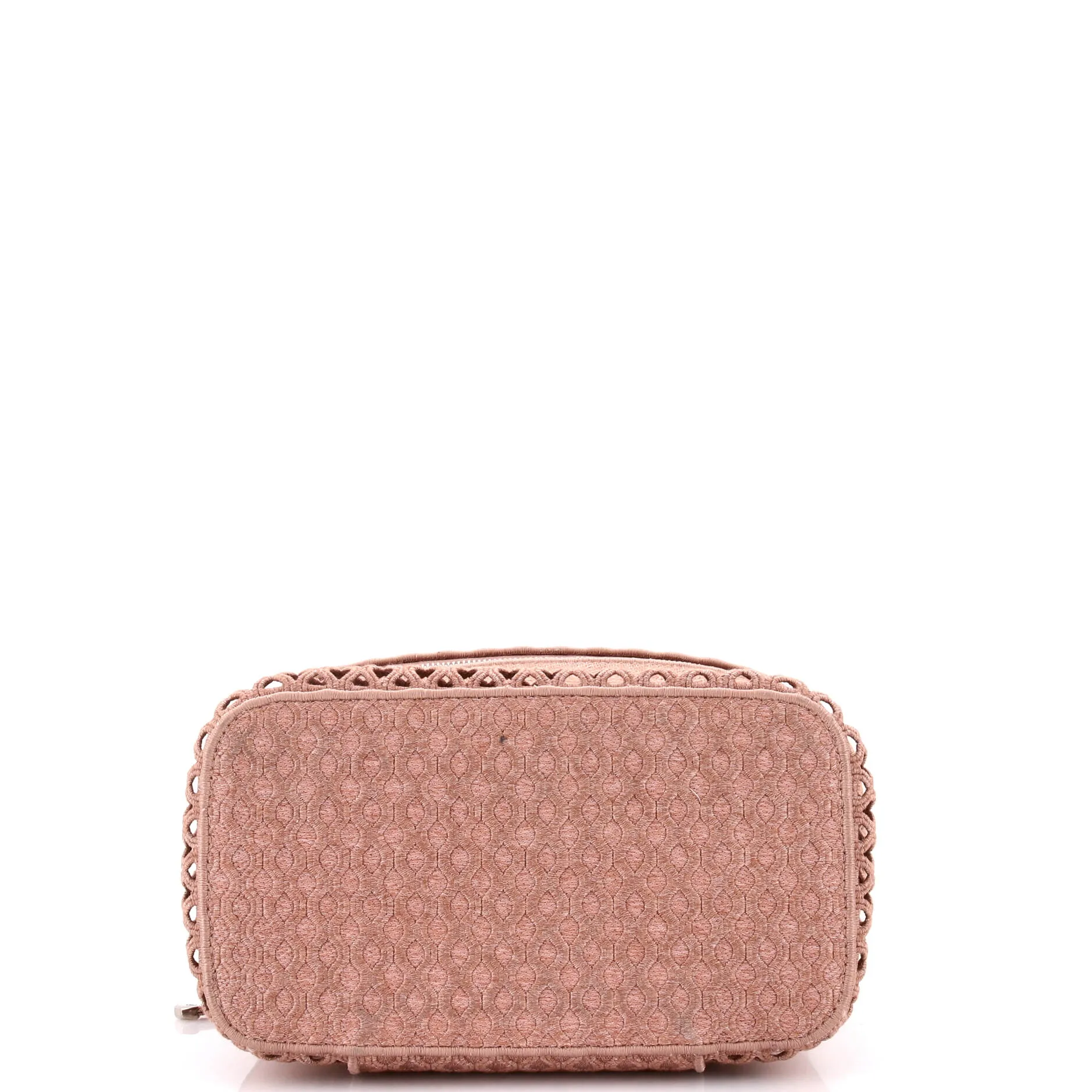 DiorTravel Vanity Case Cannage Embroidered Canvas