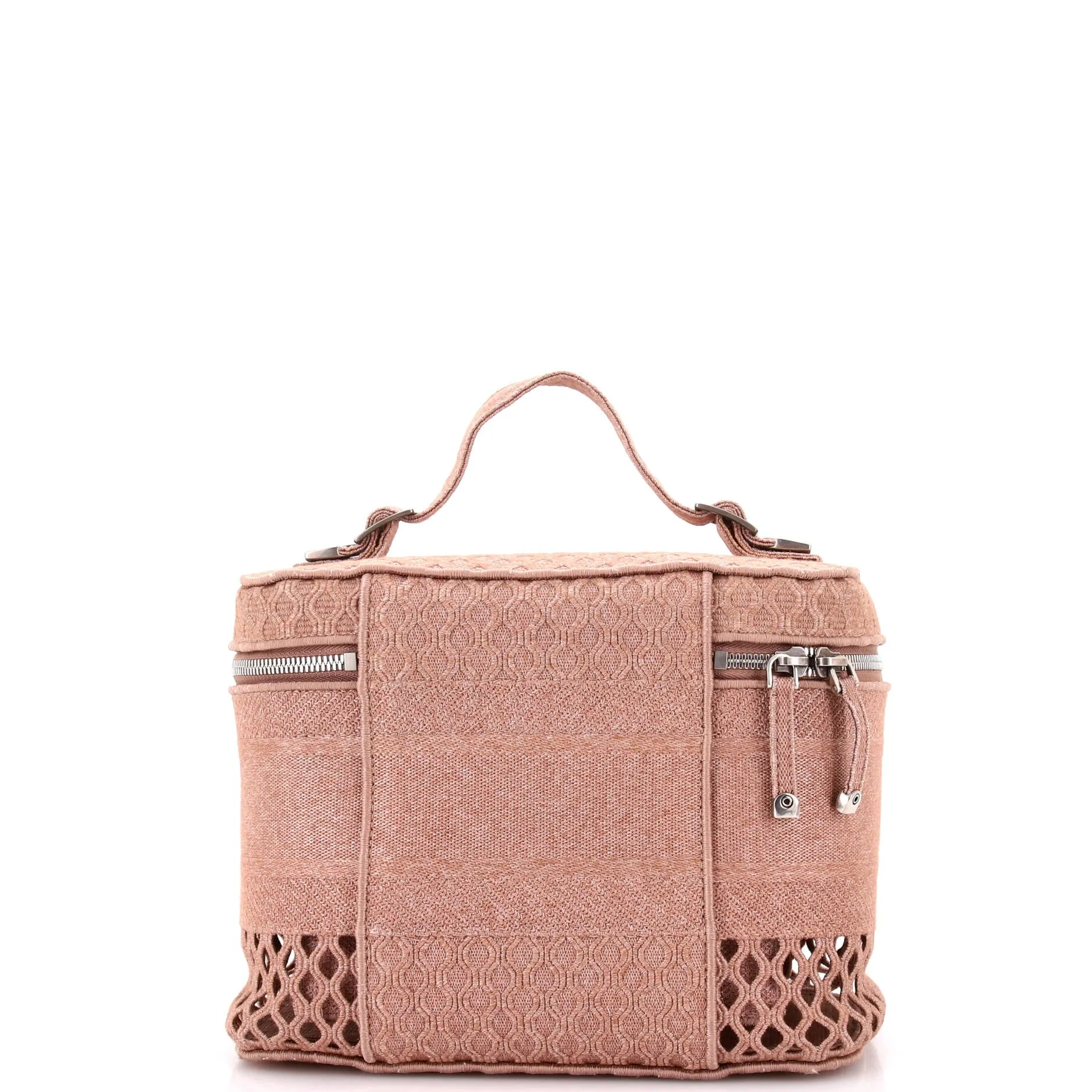 DiorTravel Vanity Case Cannage Embroidered Canvas