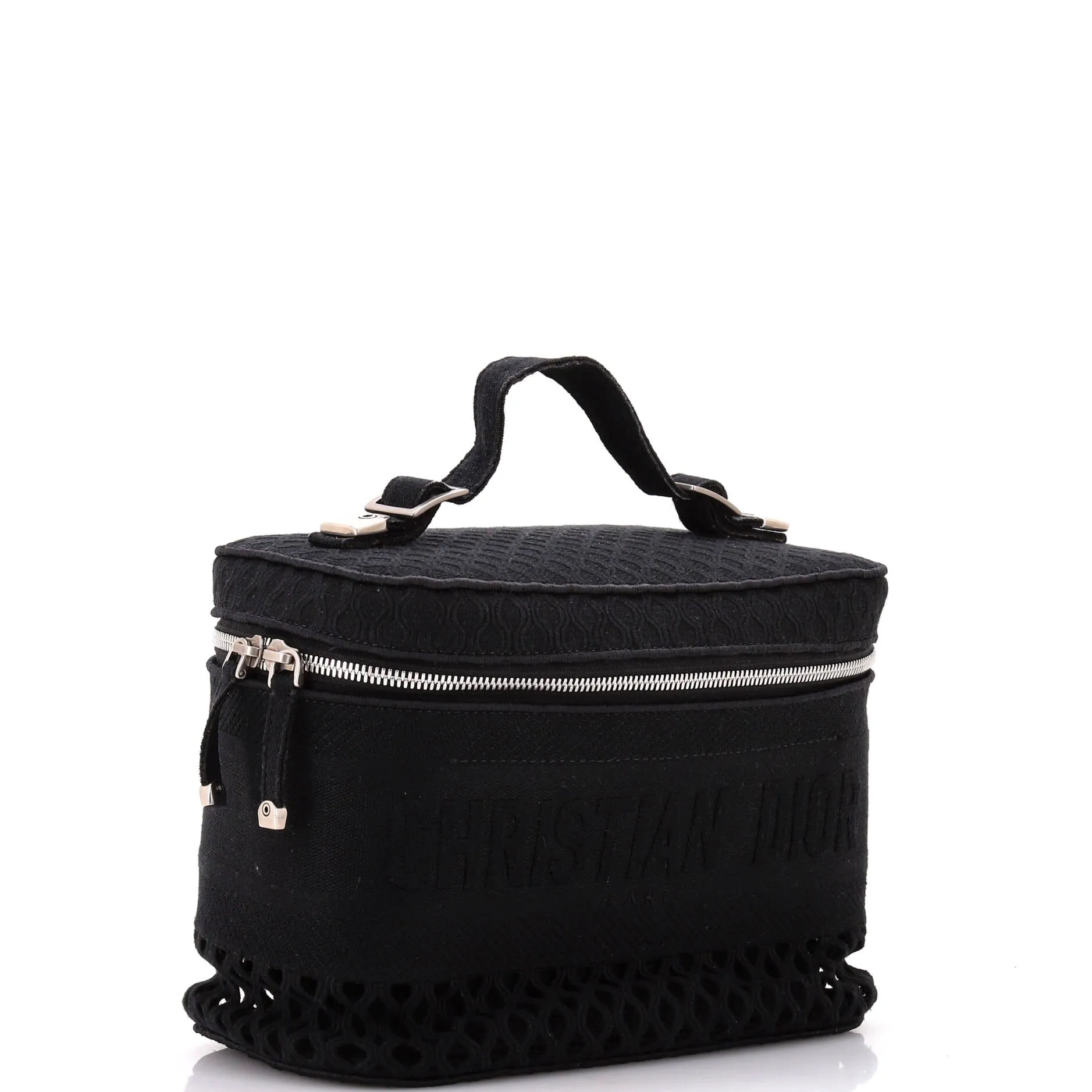 DiorTravel Vanity Case Embroidered Canvas with Mesh