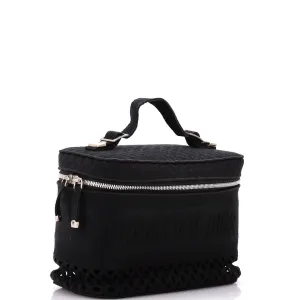DiorTravel Vanity Case Embroidered Canvas with Mesh