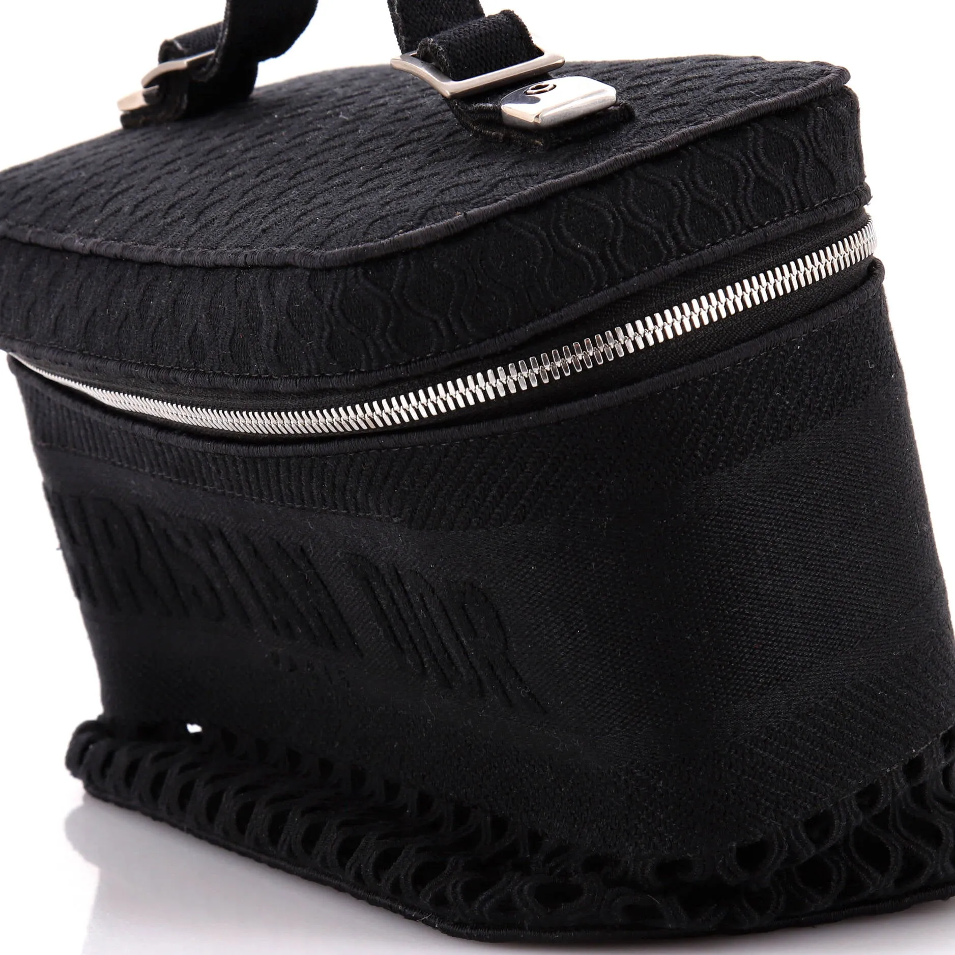 DiorTravel Vanity Case Embroidered Canvas with Mesh