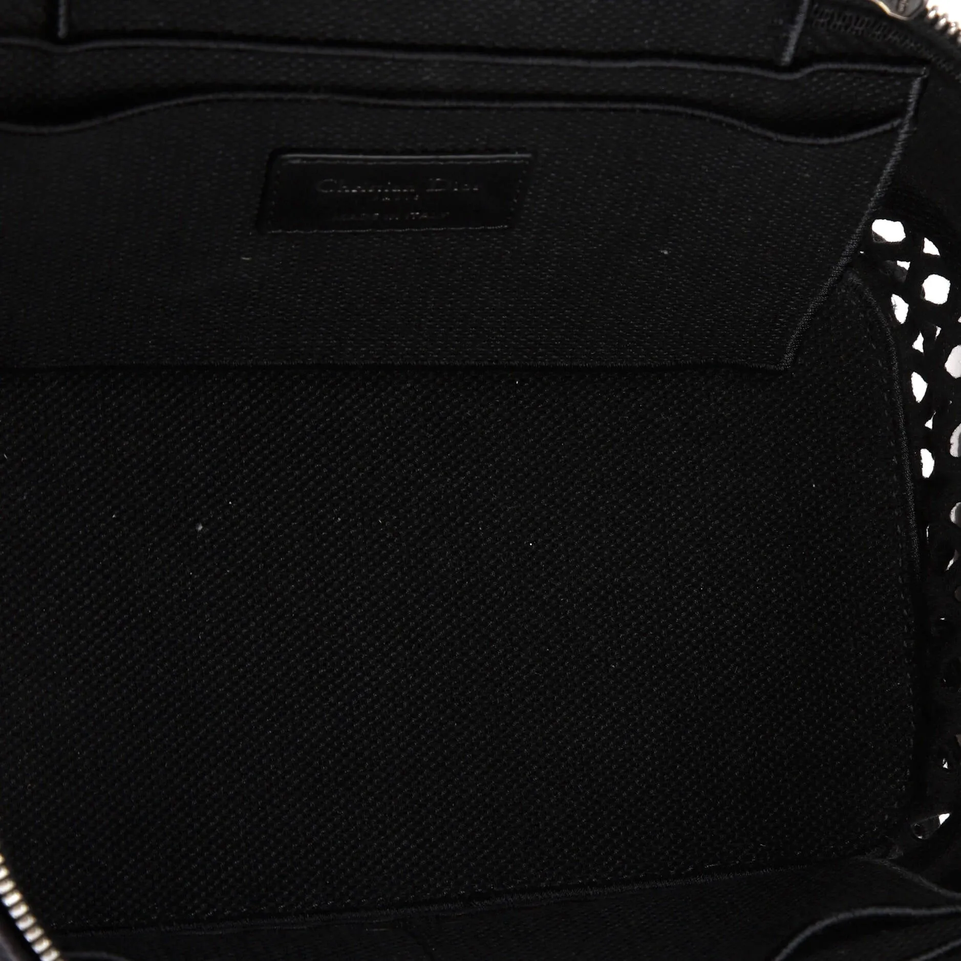 DiorTravel Vanity Case Embroidered Canvas with Mesh