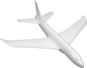 DIY Foam Airplane Model Toy Unfinished Glider Planes for Boy Girl Creative Hand-Painted Graffiti Design Lightweight for Parties
