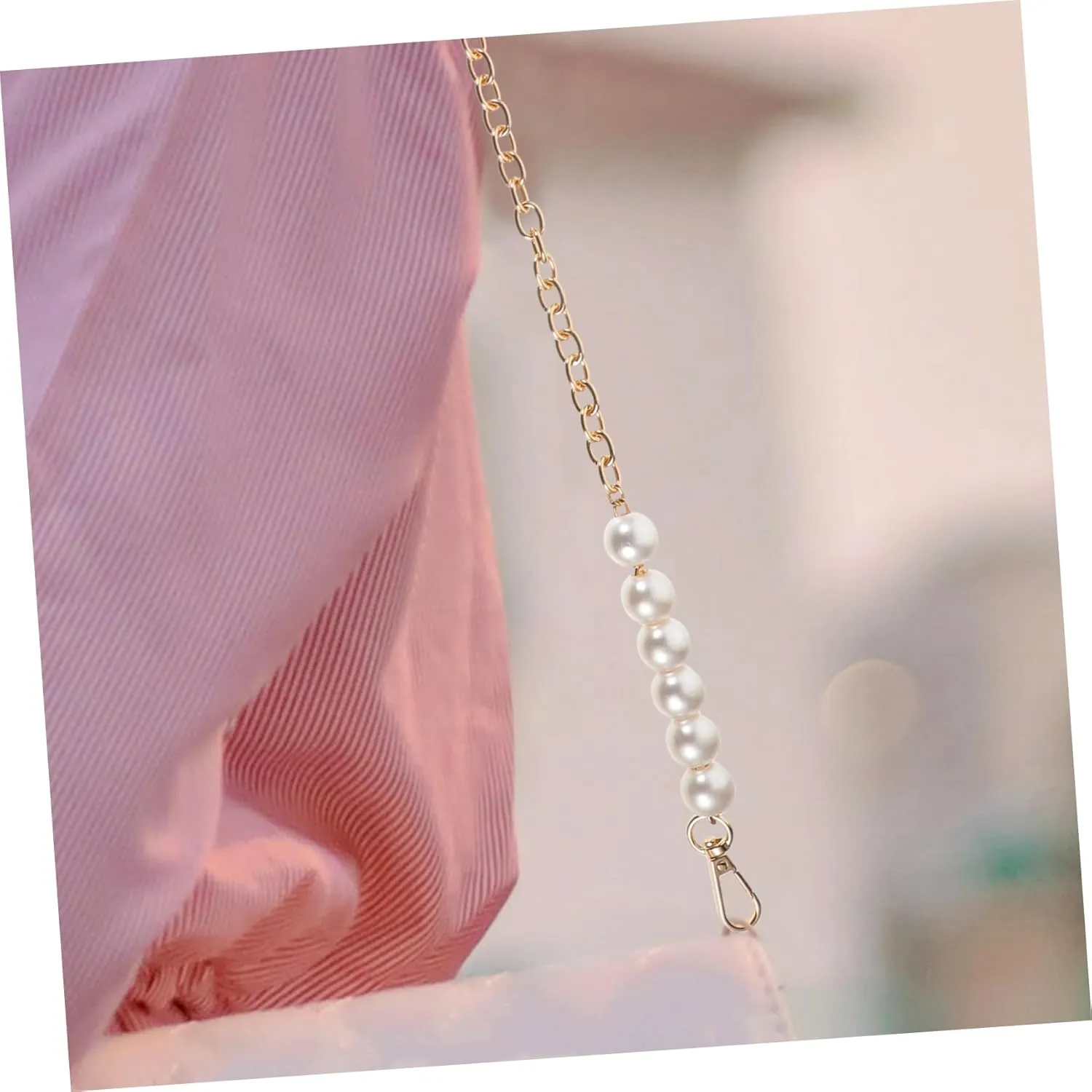 DIYEAH Pearl Bag Chain Birthday Door Decoration Number Rod Straightener Cases Instruments Compartments Heavy Blue Fret Zippered Stand Tiered Zips Bunting Chains Tins Metal Golden