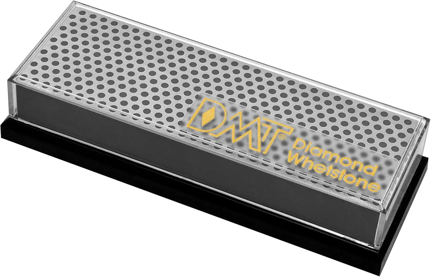 DMT (Diamond Machining Technology) 6-inch Diamond Whetstone Sharpening Stone with Plastic Case - Extra Coarse, W6XP