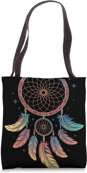 Dreamcatcher Indian Tribal Art Native American Tote Bag