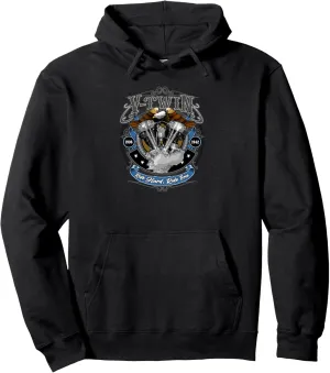 Eagle Wings Freedom V-Twin - Urban USA Pullover Hoodie