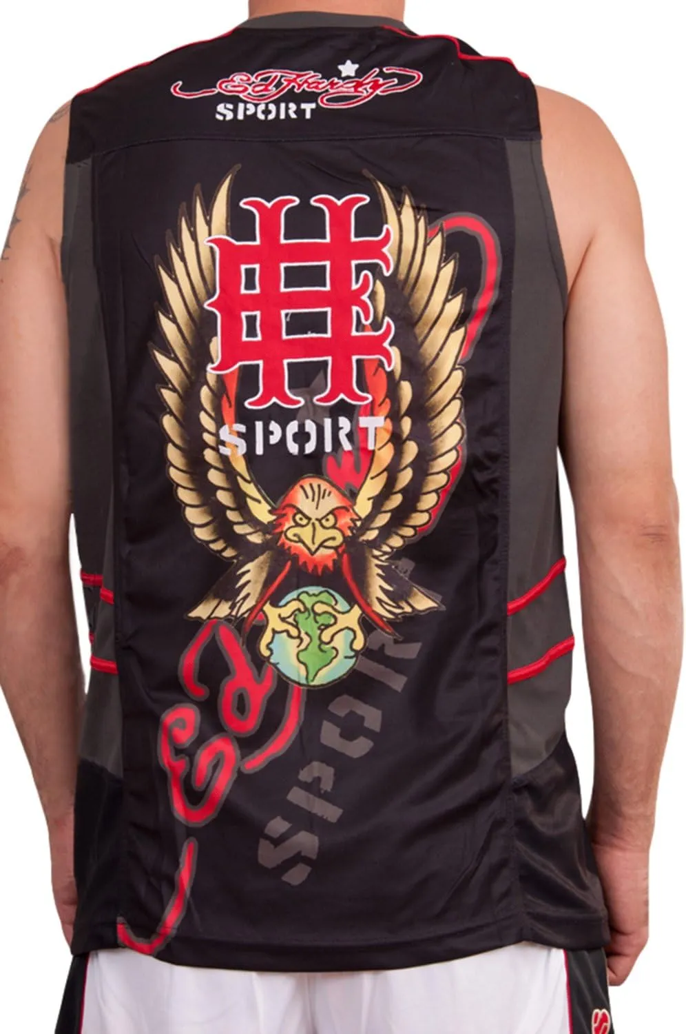Ed Hardy Men's Sport Athletic Tank Top Muscle Tee