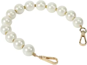 Elegant Bead Pearl Handle Strap Chain Charms Accessory for Women Handbag,Purse,Clutch