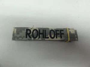 Embroidered Patch - Patches for Women Man - Military US Army for ACUS Digital Hook Back Name Tape with ROHLOFF