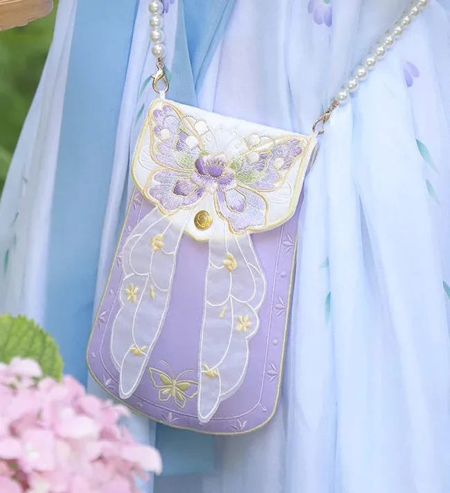 Embroidered Phone Bag
