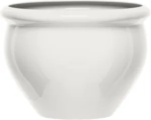 EMSA 512669 Siena NOBILE Round Planter, ø 32 x 24 cm, Pearl White
