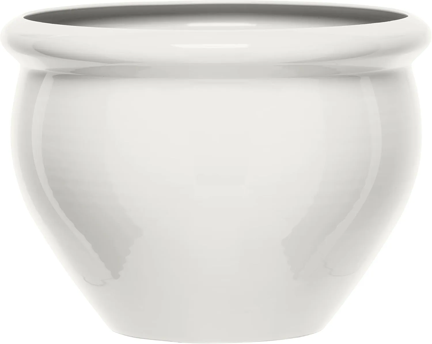 EMSA 512669 Siena NOBILE Round Planter, ø 32 x 24 cm, Pearl White
