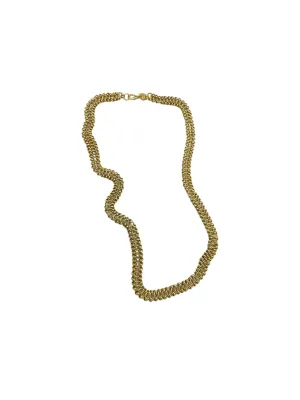 Erwin Pearl Classic Gold Double Link Gold Layering Necklace