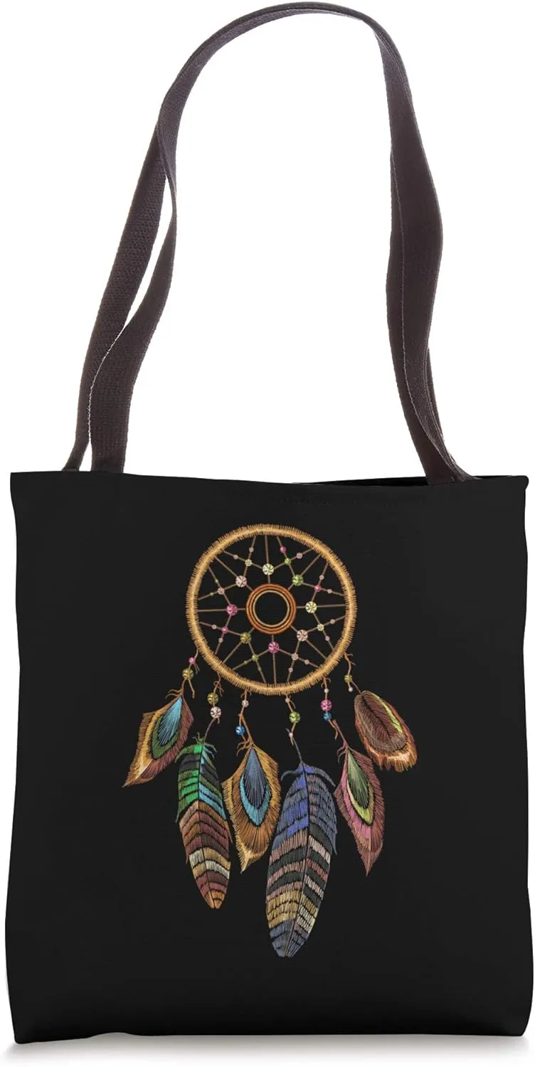 Ethnic Dream Catcher Tribal Native American Tote Bag