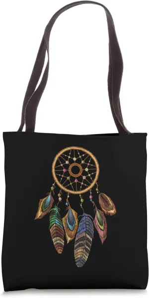 Ethnic Dream Catcher Tribal Native American Tote Bag