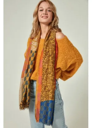 ETHNIC PRINT SHAWL