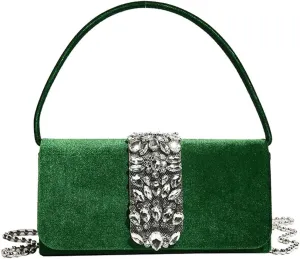 Evening Bag for Women Rhinestone Clutch Bag Sparkly Crystal Handbag Bridal Wedding Purse Glitter Shoulder Bag