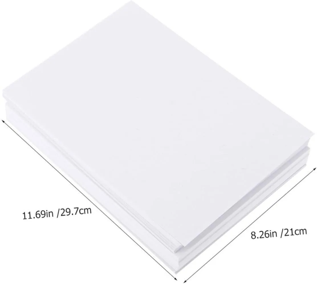 EXAOMBLE 100pcs Watercolor Paper Pad for Artists Drawing Paper Smooth for Painting Sketching Creative Projects for Students Beginners