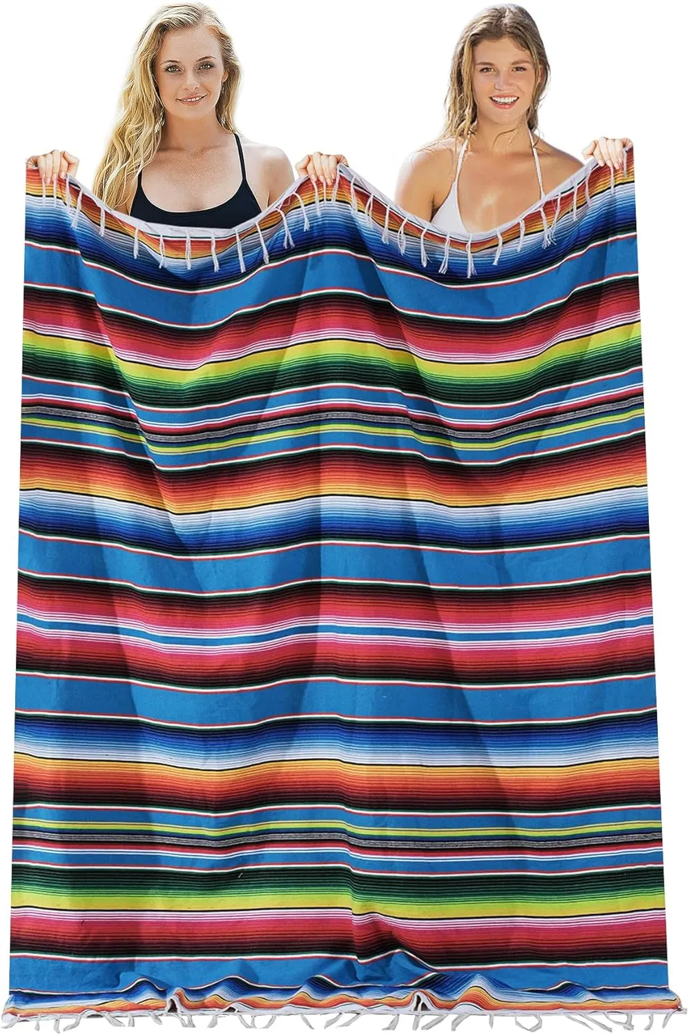 Extra Large Beach Towel Serape Mexican Turkish Picnic Outdoor Camping Blanket XL Big Giant Huge Long Jumbo Wide for 2 Persons Oversized Sand Free Clearance Sandproof Sandless Lightweight Cloud