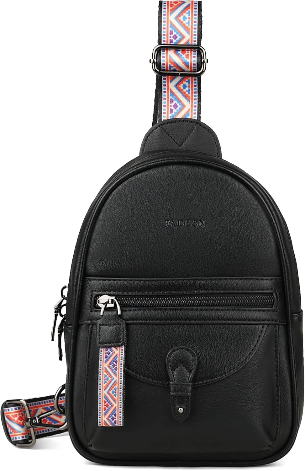 FADEON Small Sling Bag for Women - Mini Crossbody Bag - Designer Sling Purse Cute PU Leather Shoulder Bags