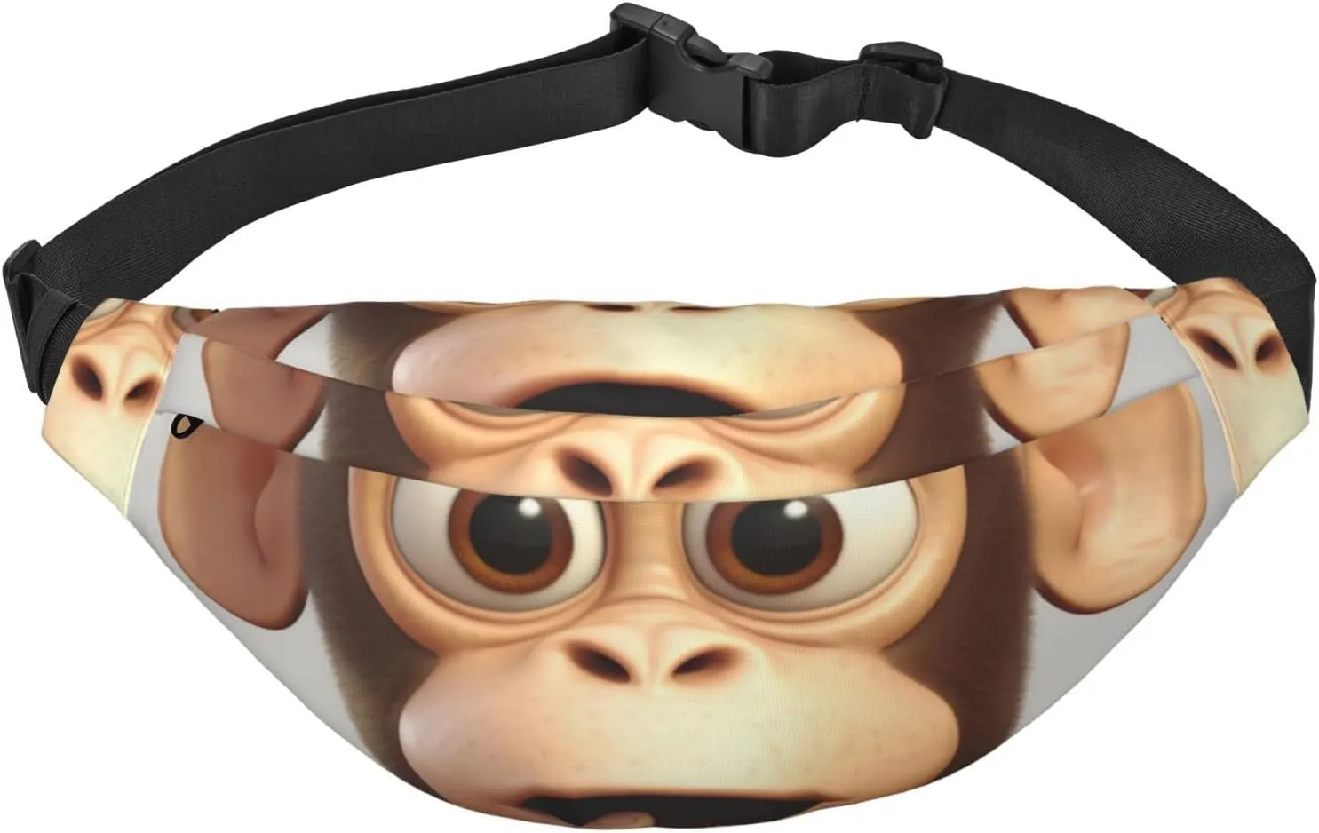 Fanny Pack Belt Bag The silent monkey Waist Bag for Women Sling Bag Waist Packs for Workout Traveling