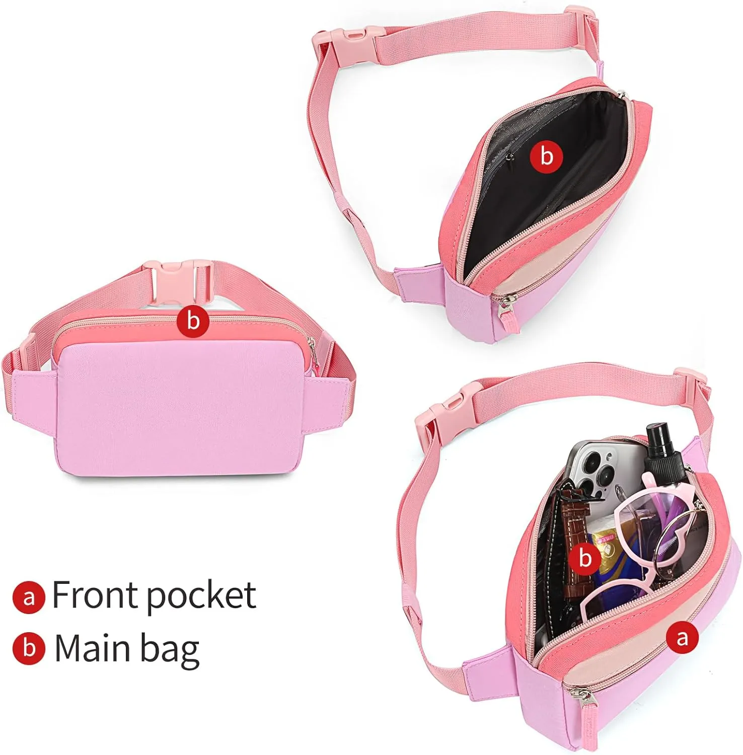 Fanny Pack for Teens, Belt Bag Cute Crossbody Waist Bag Gift