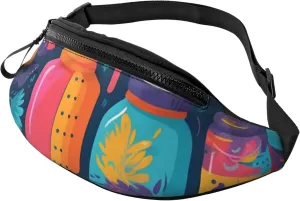 Fanny Packs for Women Belt bag Large Crossbody Bags Trendy Chest Bag Hairdressing Tools Illustration Waist Bag for Travel, 2CX4H45SFDHS