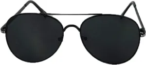 Fashion Culture Unisex Bijou Crystal Embellished 60 mm Aviator Sunglasses