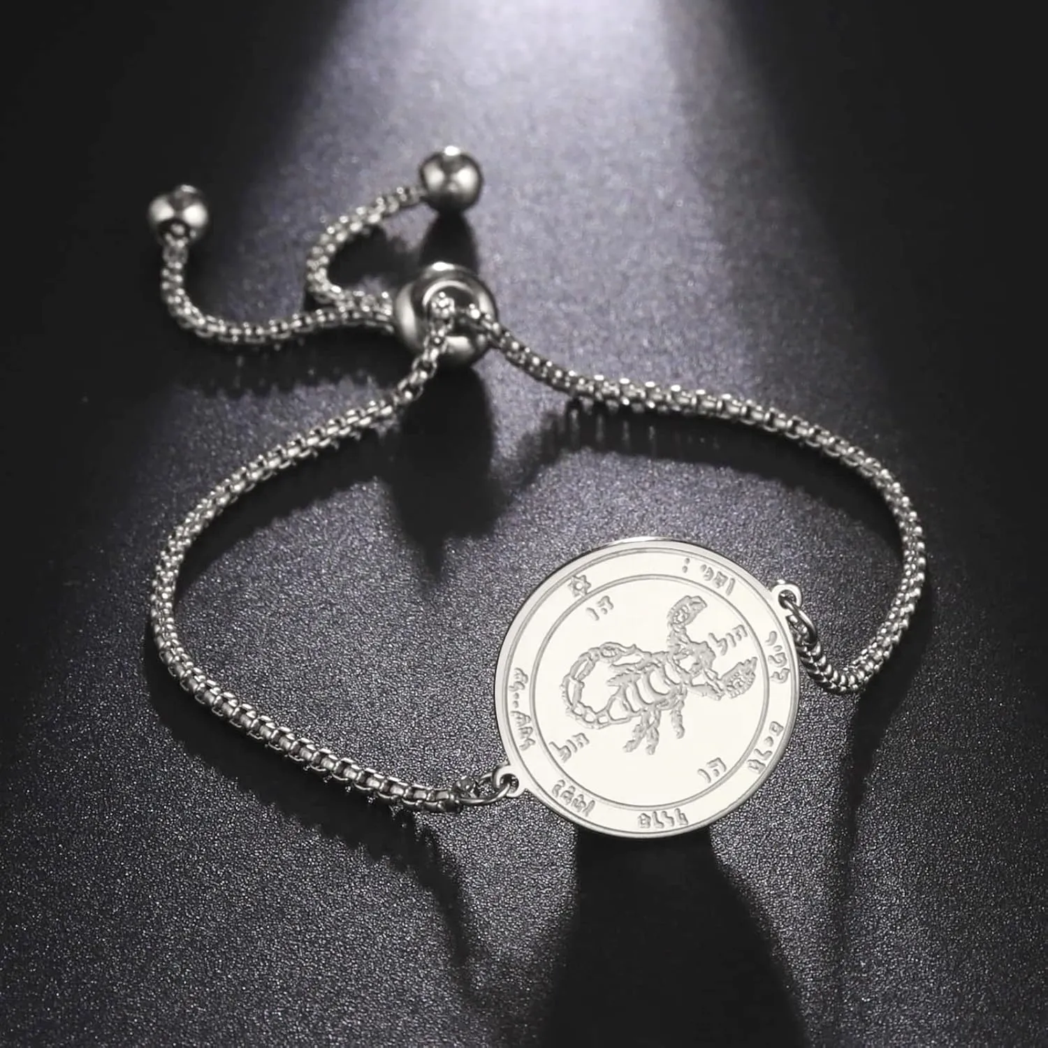 Fifth Pentacle of Mars Witch Necklace for Men Key of Solomon The King Blessed Stainless Steel Magic Talisman Pendant Protection Jewelry Gifts