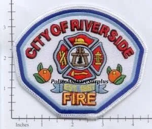 Firefighter Patches - California - Riverside Fire CA Fire Dept Patch