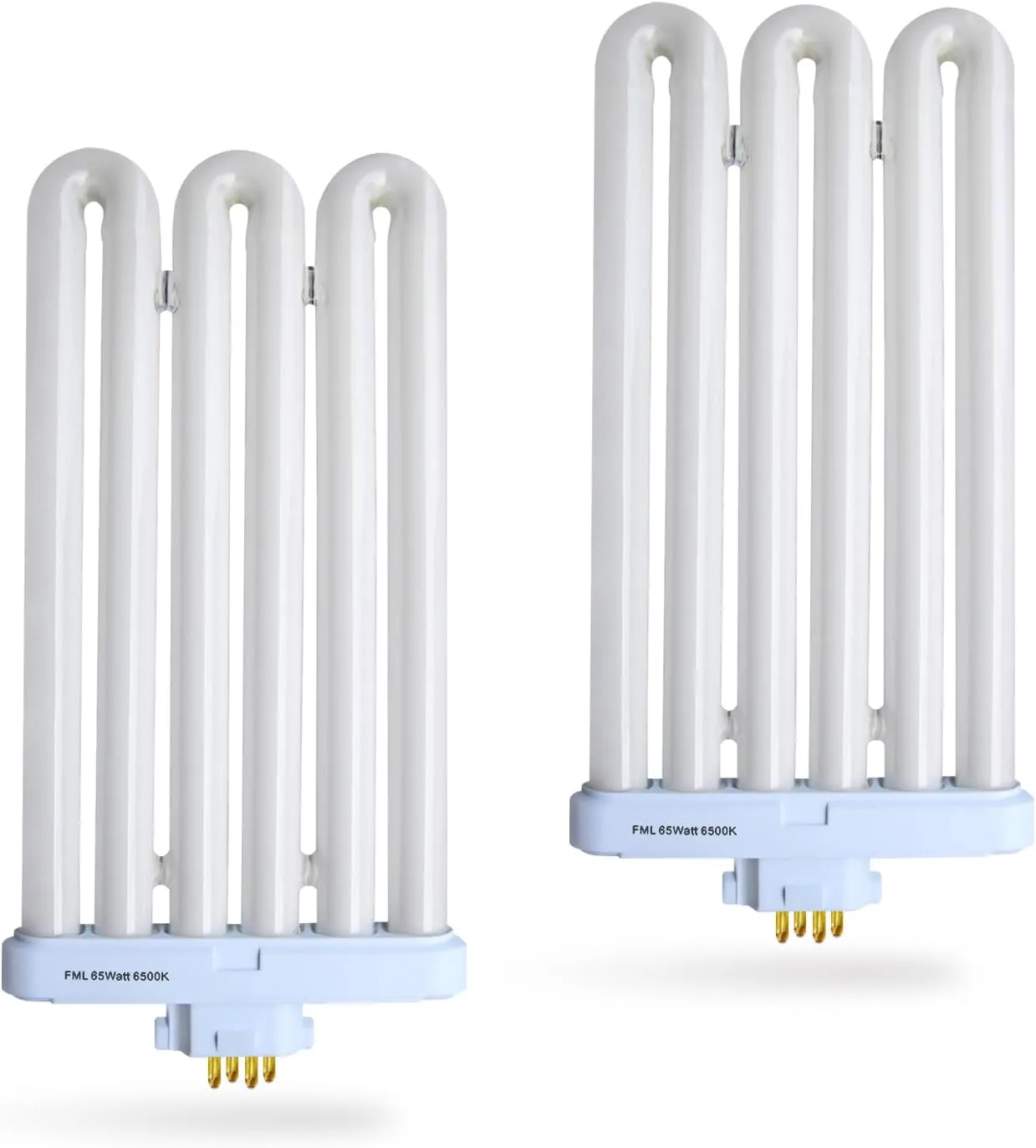 FML65/65K 65Watt 6500K Fluorescent Light Bulb,4Pins Base Triple Tube Replacement for Feit Electric 06565,BPFML65/65 2 Pack