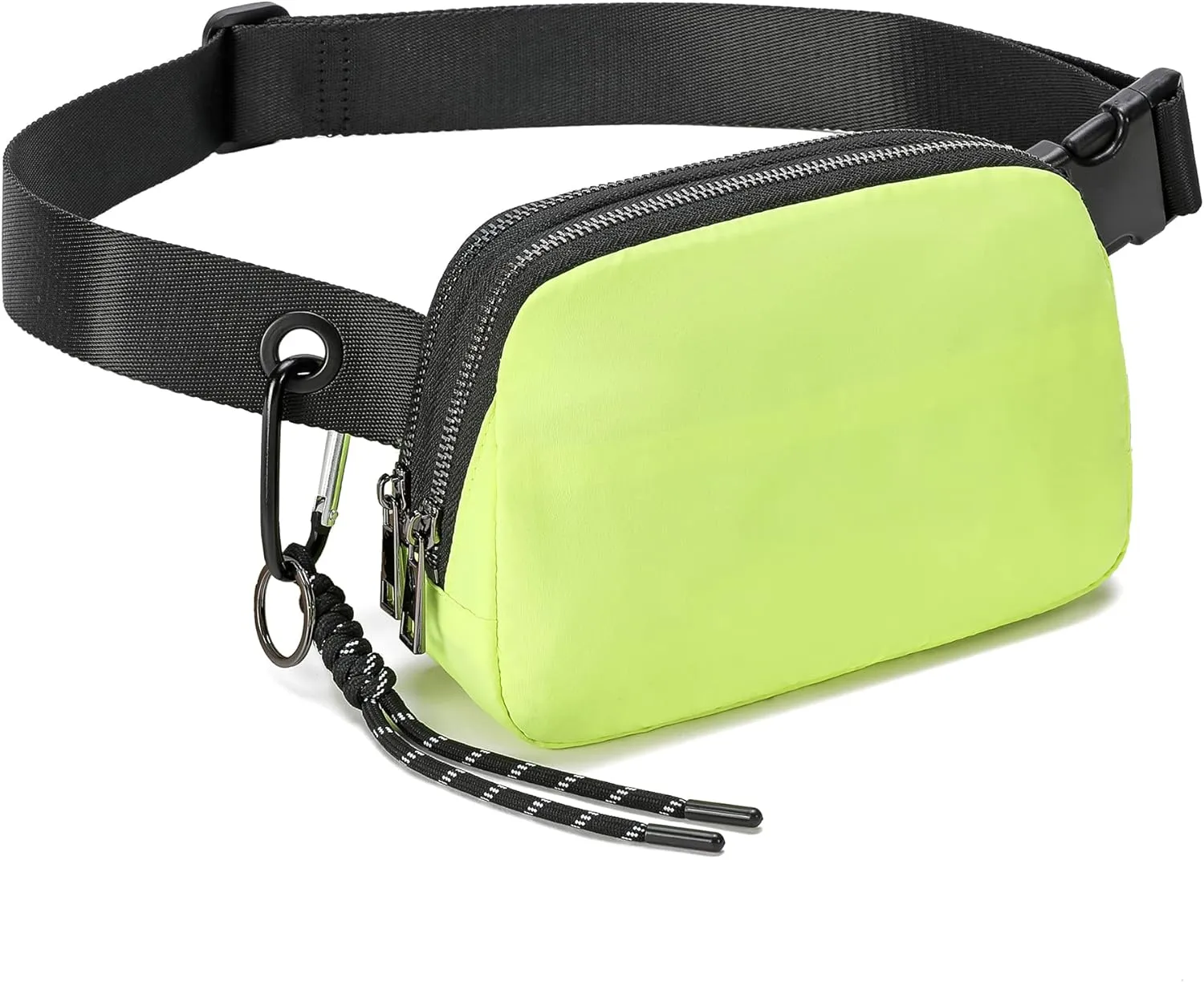 FODOKO Fanny Packs for Women Men, Fashionable Belt Bag Waist Pack for Women with Adjustable Strap, Bum Bag for Running Hiking Travel Workout Fluorescent Green