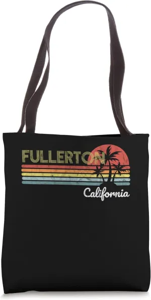 Fullerton, CA California visitor native tourist 70s 80s Tote Bag