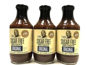 G Hughes Sauce Barbecue Original Sugar Free, 18 oz | 3 Packs