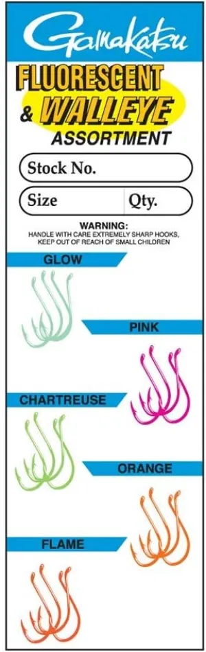Gamakatsu Walleye Hooks (Pack of 20)