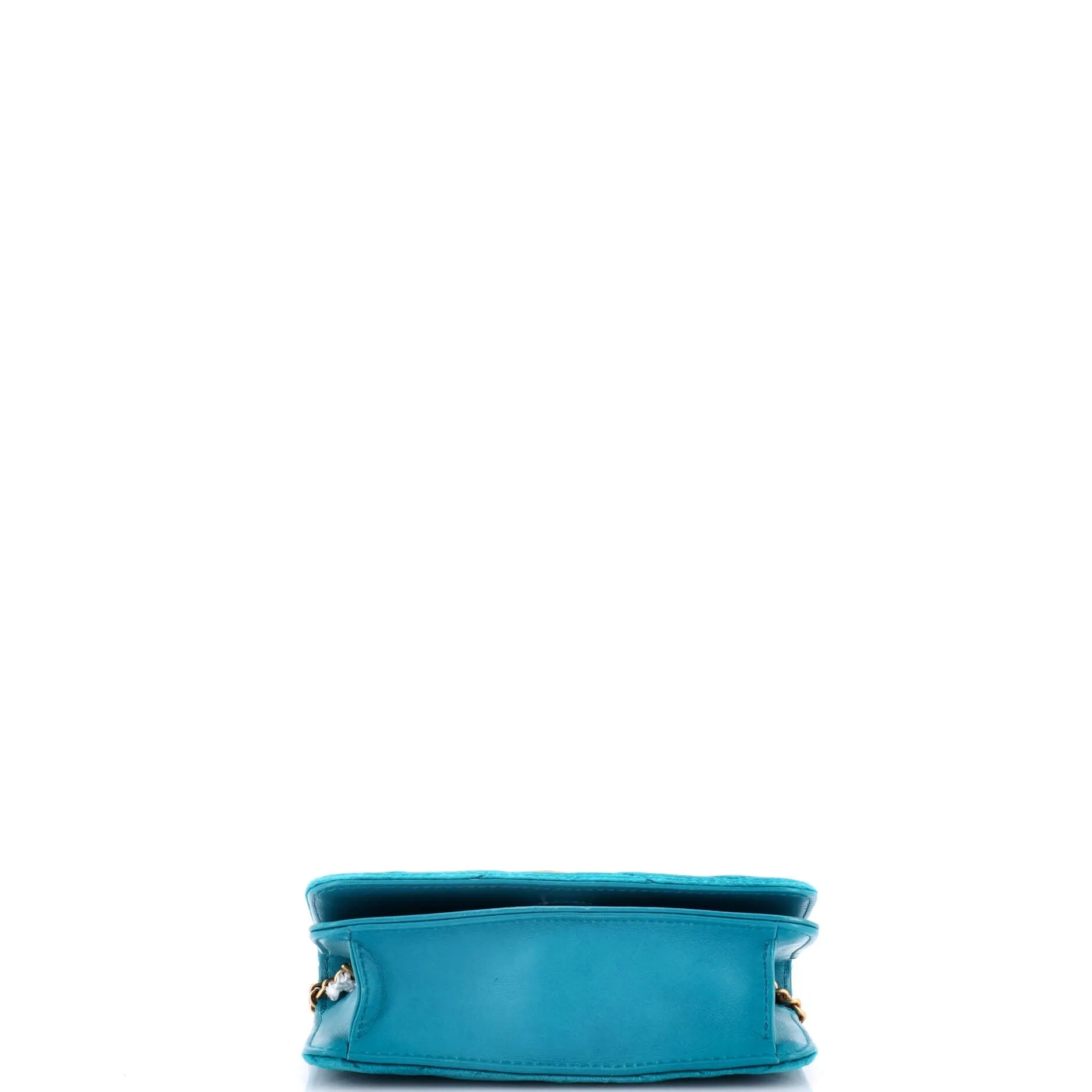 GG Marmont Chain Flap Bag Matelasse Velvet Mini