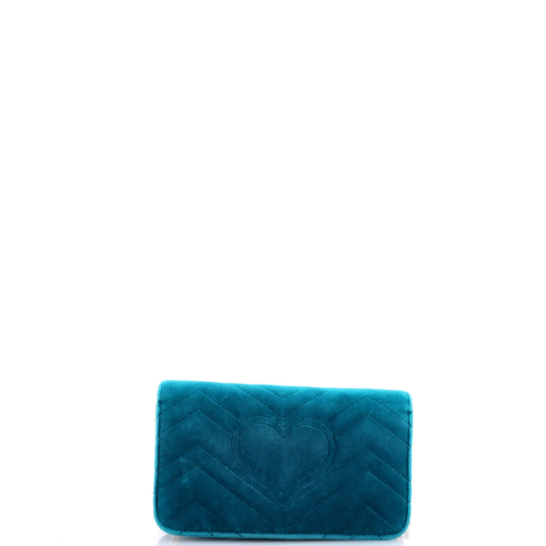 GG Marmont Chain Flap Bag Matelasse Velvet Mini