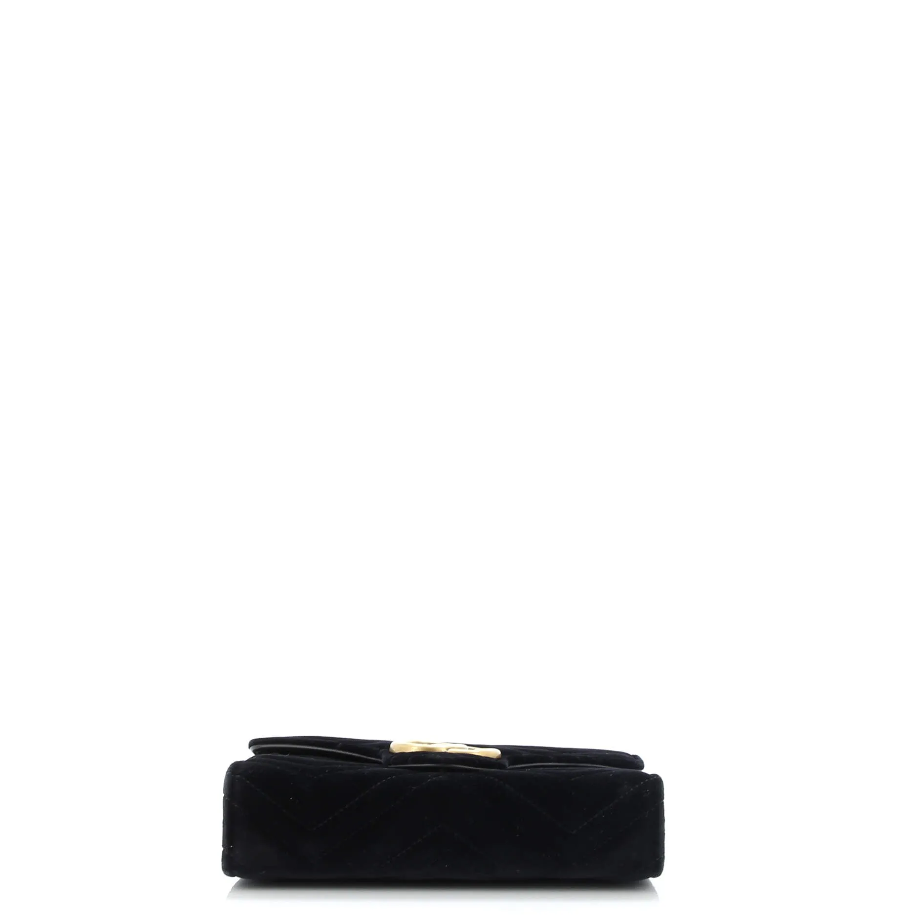 GG Marmont Chain Wallet Matelasse Velvet Mini