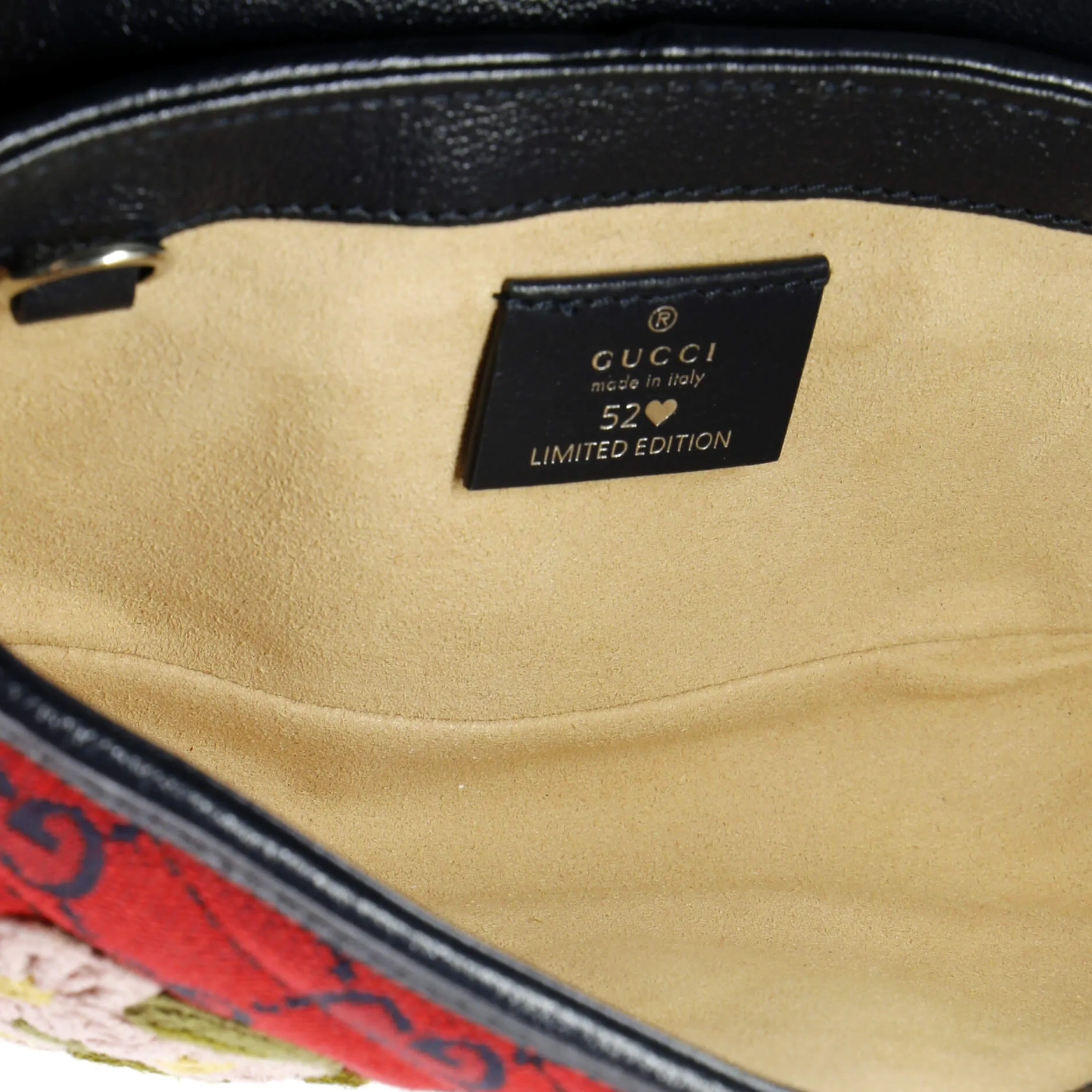 GG Marmont Flap Bag Embroidered Diagonal Quilted GG Canvas Super Mini